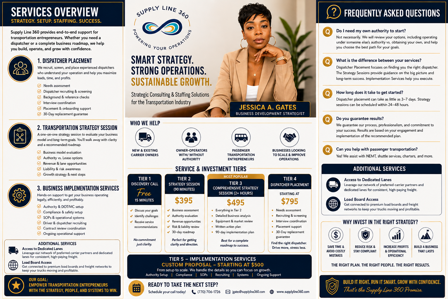 Supply Line 360: Strategic Transportation Business Solutions